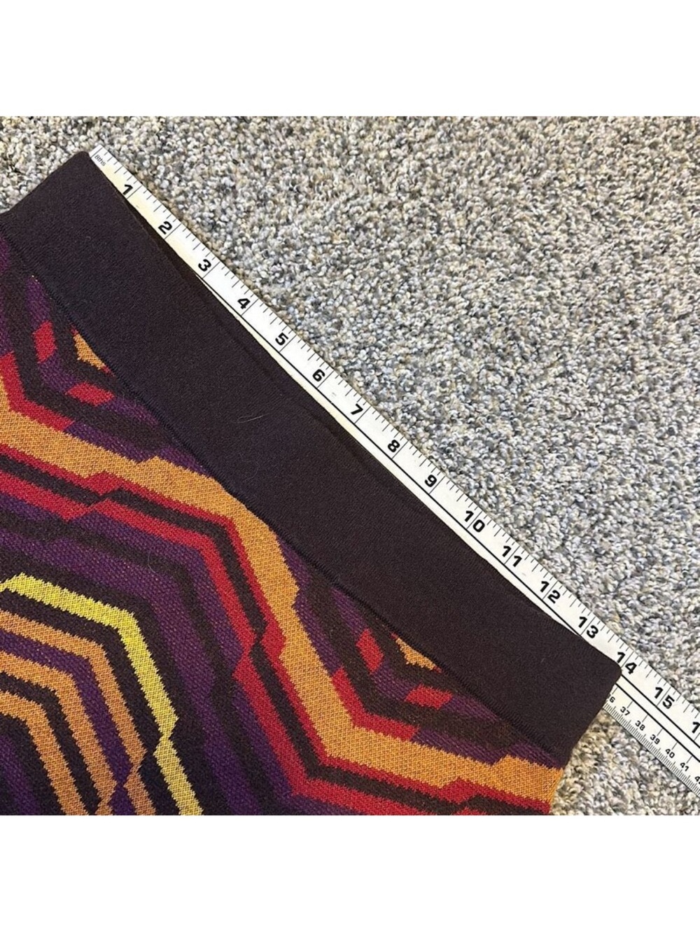 Title nine Chevron Knit Mini Skirt in Fall colors - Picture 5 of 5